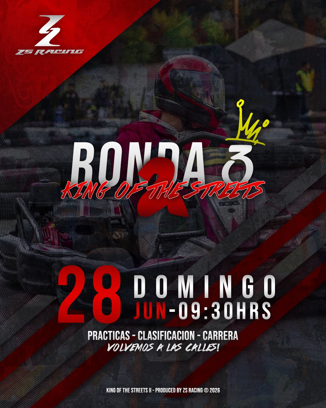 Último flyer Zs Racing